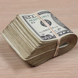 Money Prop - 2000 Series $50 ✔️RealAged™ Full Print $5,000  Band