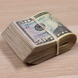 Money Prop - New Series $50 ✔️RealAged™ Full Print $5,000 Band - Dependable Expendables