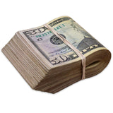 Money Prop - New Series $50 ✔️RealAged™ Full Print $5,000 Band - Dependable Expendables