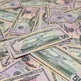 Money Prop - New Series $20, $50, $100 ✔️RealAged™ Full Print $27,000 Bands Pack