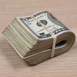 Money Prop - 2000 Series $5 ✔️RealAged™ Full Print $500 Band