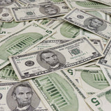 Money Prop - 2000 Series $5 ✔️RealAged™ Full Print $500 Band