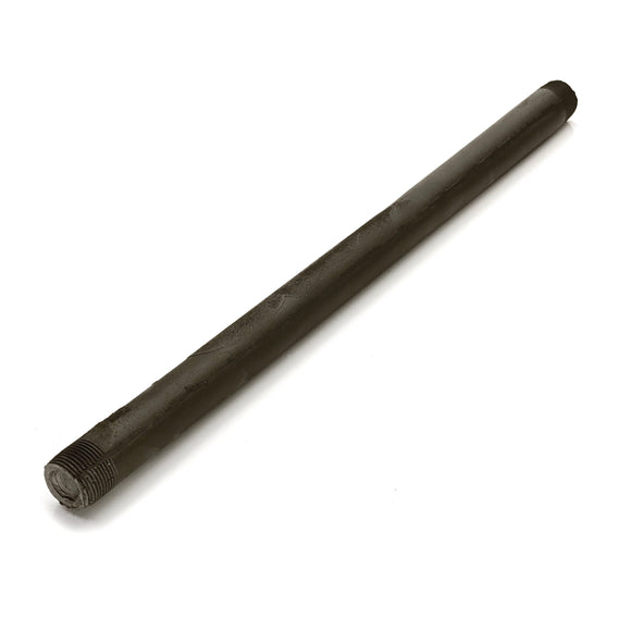 Black Foam Rubber Metal or Lead Pipe Replica Safe Prop for television film and live theater action and stunt scenes.