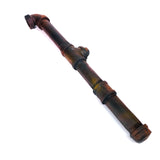 Rusty Foam Rubber Metal Pipe with Fittings Action Safe Prop for television film and live theater action and stunt scenes. 