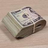 Money Prop - New Series $5 ✔️RealAged™ Full Print $500 Band - Dependable Expendables