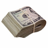 Money Prop - New Series $5 ✔️RealAged™ Full Print $500 Band - Dependable Expendables
