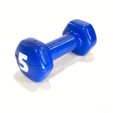 5lb dumbbell safe prop for cosplay, movie, theatrical, or television production.