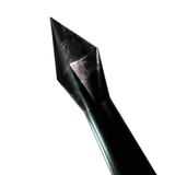 Rubber Spartan Black Spear Head  safe prop for LARP, cosplay or Halloween costume.