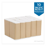 Georgia Pacific Pacific Blue Basic C-Fold Paper Towels, 10.1 x 13.2, White, 240/Pack, 10 Packs/Carton - Dependable Expendables