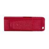 Verbatim Store 'n' Go USB Flash Drive, 64 GB, Red