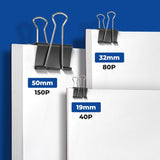Large 1.9-Inch Heavy-Duty Binder Clips 48-Pack Black - Dependable Expendables
