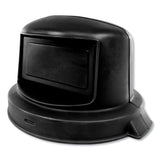 Impact Domed Gator Lids, for 44 gal, Domed Lid, 27" Diameter, Black