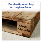 Avery MARKS A LOT Extra-Large Desk-Style Permanent Marker, Extra-Broad Chisel Tip, Black (24148)