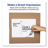 Avery Shipping Labels with TrueBlock Technology, Laser Printers, 8.5 x 11, White, 100/Box - Dependable Expendables