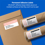 Avery Shipping Labels w/ TrueBlock Technology, Laser Printers, 3.33 x 4, White, 6/Sheet, 100 Sheets/Box - Dependable Expendables