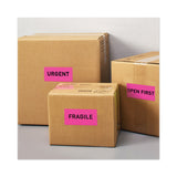 Avery High-Visibility Permanent Laser ID Labels, 2 x 4, Neon Magenta, 1000/Box - Dependable Expendables