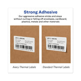 Avery Multipurpose Thermal Labels, 4 x 6, White, 220/Roll, 4 Rolls/Pack - Dependable Expendables
