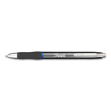 Sharpie S-Gel Premium Metal Barrel Gel Pen, Retractable, Medium 0.7 mm, Blue Ink, Gun Metal Gray Barrel, Dozen