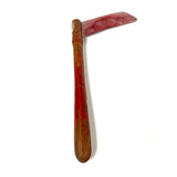 Bloodied Silver Head with Aged Handle Foam Rubber Kama Japanese Grass Sickle Safe Stunt Prop great for Halloween or Cosplay Costumes - Dependable Expendables
