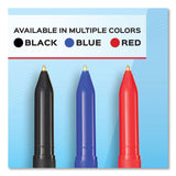 Paper Mate Write Bros. Ballpoint Pen, Stick, Bold 1.2 mm, Blue Ink, Blue Barrel, Dozen - Dependable Expendables