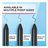 Paper Mate Write Bros. Ballpoint Pen, Stick, Bold 1.2 mm, Blue Ink, Blue Barrel, Dozen - Dependable Expendables