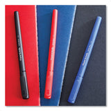 Paper Mate Write Bros. Ballpoint Pen, Stick, Bold 1.2 mm, Blue Ink, Blue Barrel, Dozen - Dependable Expendables