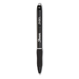 Sharpie S-Gel High-Performance Gel Pen, Retractable, Bold 1 mm, Black Ink, Black Barrel, 36/Pack