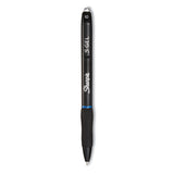 Sharpie S-Gel High-Performance Gel Pen, Retractable, Bold 1 mm, Blue Ink, Black Barrel, 36/Pack