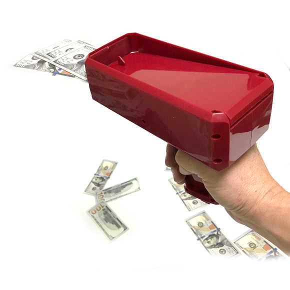 Electric Money Aerial Shooter Make it Rain Cash Cannon, Cards or Leaflets.