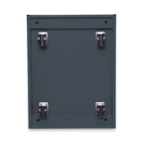 Alera File Pedestal, Left or Right, 2-Drawers: Box/File, Legal/Letter, Charcoal, 14.96" x 19.29" x 21.65" - Dependable Expendables