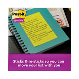 Post-it Pads in Energy Boost Collection Colors, Note Ruled, 4" x 6", 45 Sheets/Pad, 24 Pads/Pack - Dependable Expendables