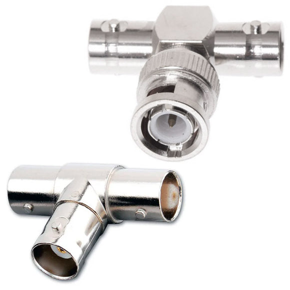 75 ohm BNC T adapter male female Dependable Expendables