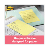 3M Post-it Original Recycled Note Pads, Note Ruled, 4" x 6", Canary Yellow, 100 Sheets/Pad, 12 Pads/Pack - Dependable Expendables