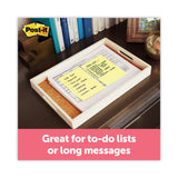 3M Post-it Original Recycled Note Pads, Note Ruled, 4" x 6", Canary Yellow, 100 Sheets/Pad, 12 Pads/Pack - Dependable Expendables