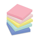 3M Post-it Original Recycled Note Pads, 3" x 3", Sweet Sprinkles Collection Colors, 100 Sheets/Pad, 12 Pads/Pack - Dependable Expendables