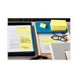 3M Post-it Original Recycled Note Pads, Note Ruled, 4" x 6", Canary Yellow, 100 Sheets/Pad, 12 Pads/Pack - Dependable Expendables