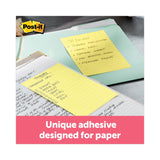 Post-it Original Pads in Canary Yellow, Note Ruled, 4" x 6", 100 Sheets/Pad, 12 Pads/Pack - Dependable Expendables