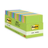 3M Post-it Original Pads in Floral Fantasy Collection Colors, Cabinet Pack, 3" x 3", 100 Sheets/Pad, 18 Pads/Pack - Dependable Expendables
