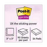 3M Post-it Pads in Canary Yellow, Cabinet Pack, 3" x 3", 90 Sheets/Pad, 24 Pads/Pack