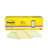 3M Post-it Pads in Canary Yellow, Cabinet Pack, 3" x 3", 90 Sheets/Pad, 24 Pads/Pack