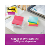 3M Post-it Pop-up 3 x 3 Note Refill Cabinet Pack, 3" x 3", Supernova Neons Collection Colors, 100 Sheets/Pad, 18 Pads/Pack