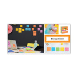 Post-it Pads in Energy Boost Collection Colors, Note Ruled, 4" x 6", 45 Sheets/Pad, 24 Pads/Pack - Dependable Expendables