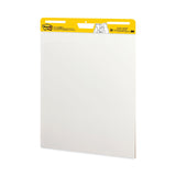 3M Post-it Vertical-Orientation Self-Stick Easel Pad Value Pack, Unruled, 25 x 30, White, 30 Sheets, 4/Carton - Dependable Expendables