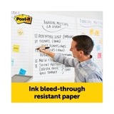 3M Post-it Vertical-Orientation Self-Stick Easel Pads, Presentation Format (1.5" Rule), 25 x 30, White, 30 Sheets, 2/Pack - Dependable Expendables