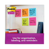 3M Post-it Pads in Energy Boost Collection Colors, Cabinet Pack, 3" x 3", 70 Sheets/Pad, 24 Pads/Pack - Dependable Expendables
