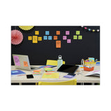 3M Post-it Pads in Energy Boost Collection Colors, Cabinet Pack, 3" x 3", 70 Sheets/Pad, 24 Pads/Pack - Dependable Expendables