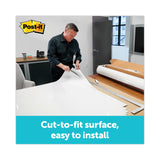 3M Post-it Dry Erase Surface, 50 ft x 4 ft, White