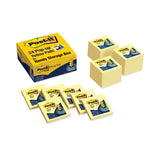 3M Post-it Original Canary Yellow Pop-up Refill Value Pack, 3" x 3", Canary Yellow, 100 Sheets/Pad, 24 Pads/Pack