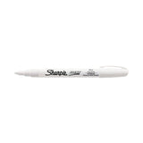 Sharpie Permanent Paint Marker, Fine Bullet Tip, White, Dozen