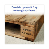 Avery MARKS A LOT Large Desk-Style Permanent Marker Value Pack, Broad Chisel Tip, Black, 36/Pack (98206) - Dependable Expendables